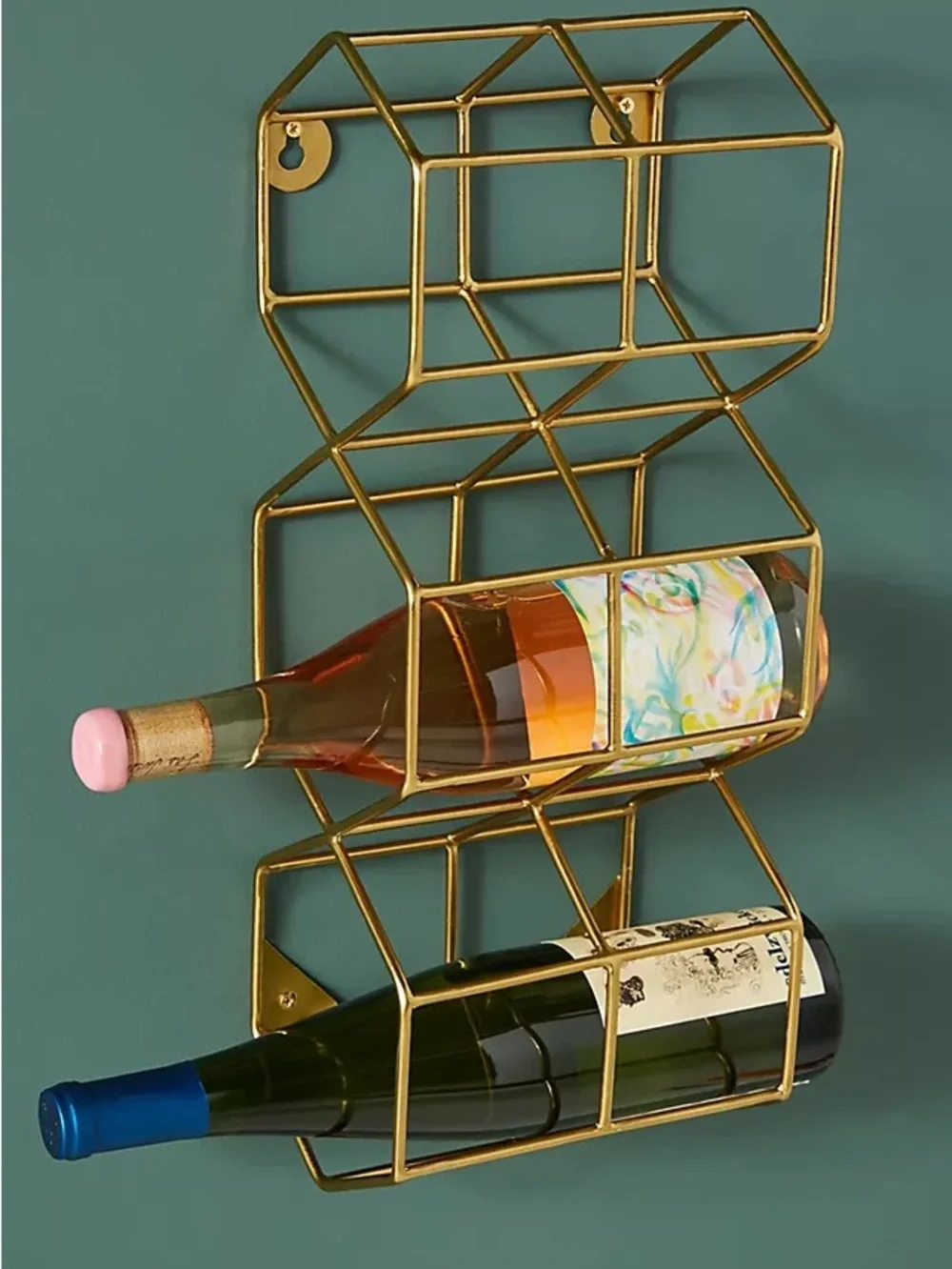 Anthropologie Thea Wall Mounted Wine Rack x2